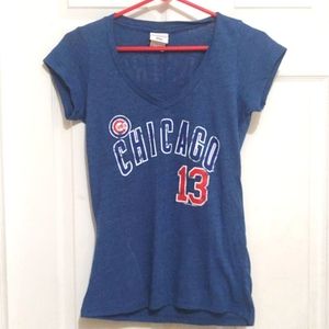 3/$15 MLB Campus Life Chicago Cubs  Blue T-shirt Sz Med